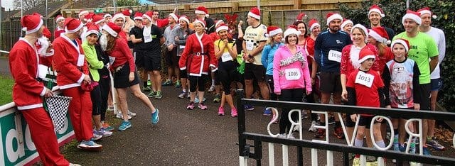 Willand FC stage Santa Run for FORCE