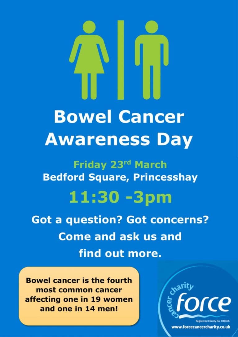 Cancer awareness day in Princesshay