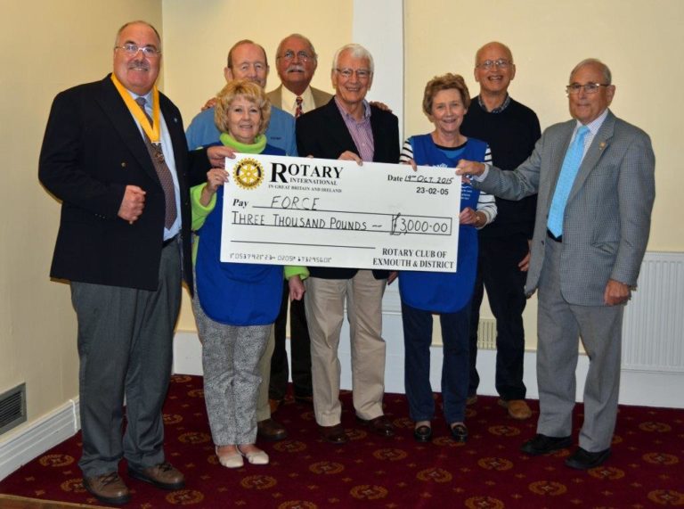Proms boost from Exmouth Rotarians