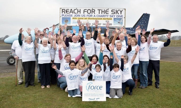 Daredevil John, 75, plans skydive for FORCE