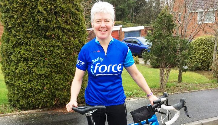 Super cyclist Helen hits the heights for FORCE