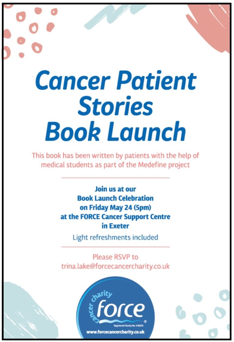 Book of cancer patient stories launched