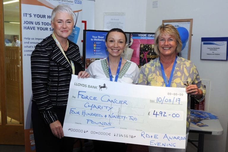 RD&E staff raise funds for FORCE