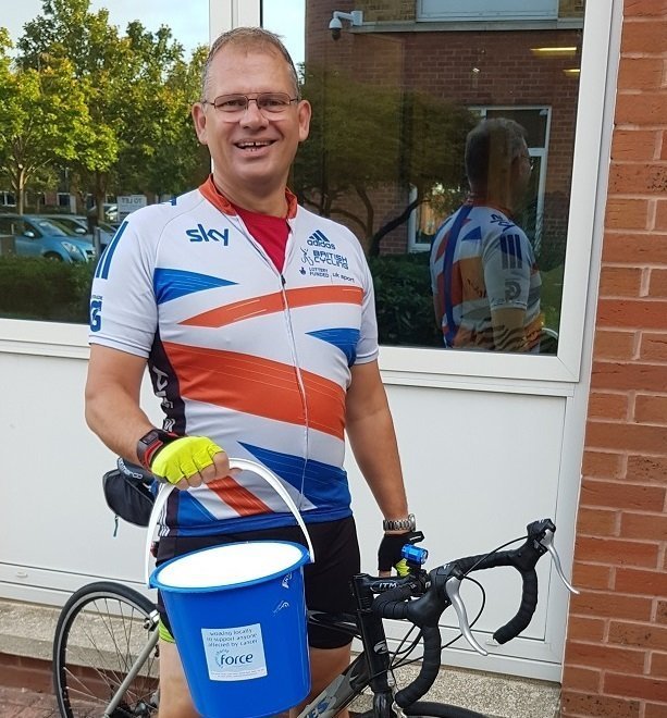 Rob set for 100 mile crazy commute on his bike