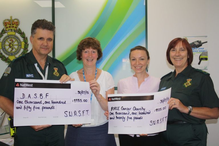 Ambulance staff show support for FORCE