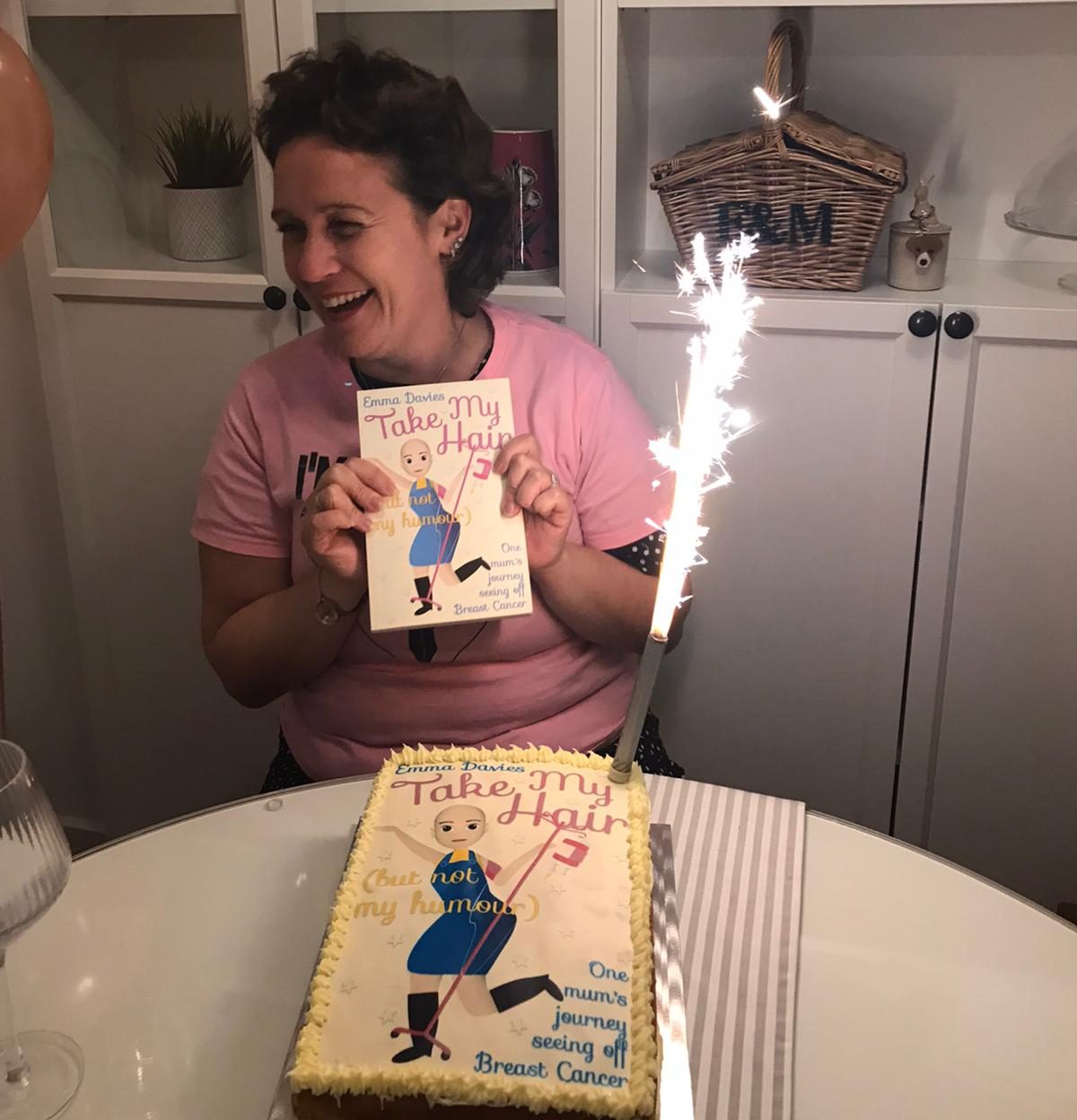 Emma celebrates the publication of her book