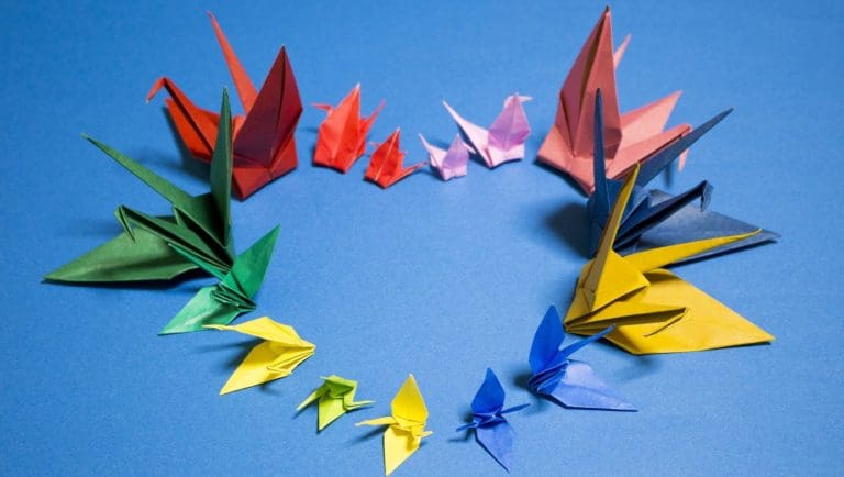 Tenzin makes 1,000 paper cranes for FORCE