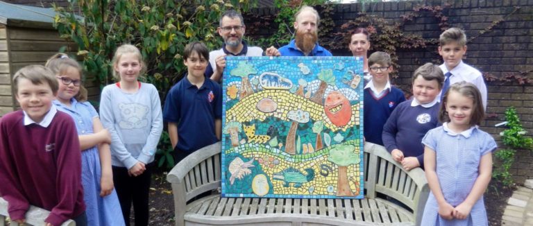 Children’s group wild about mosaic project