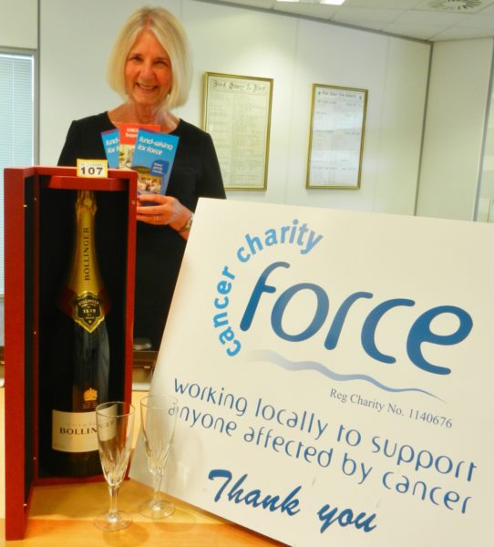 Ford Simey's champagne raffle for FORCE