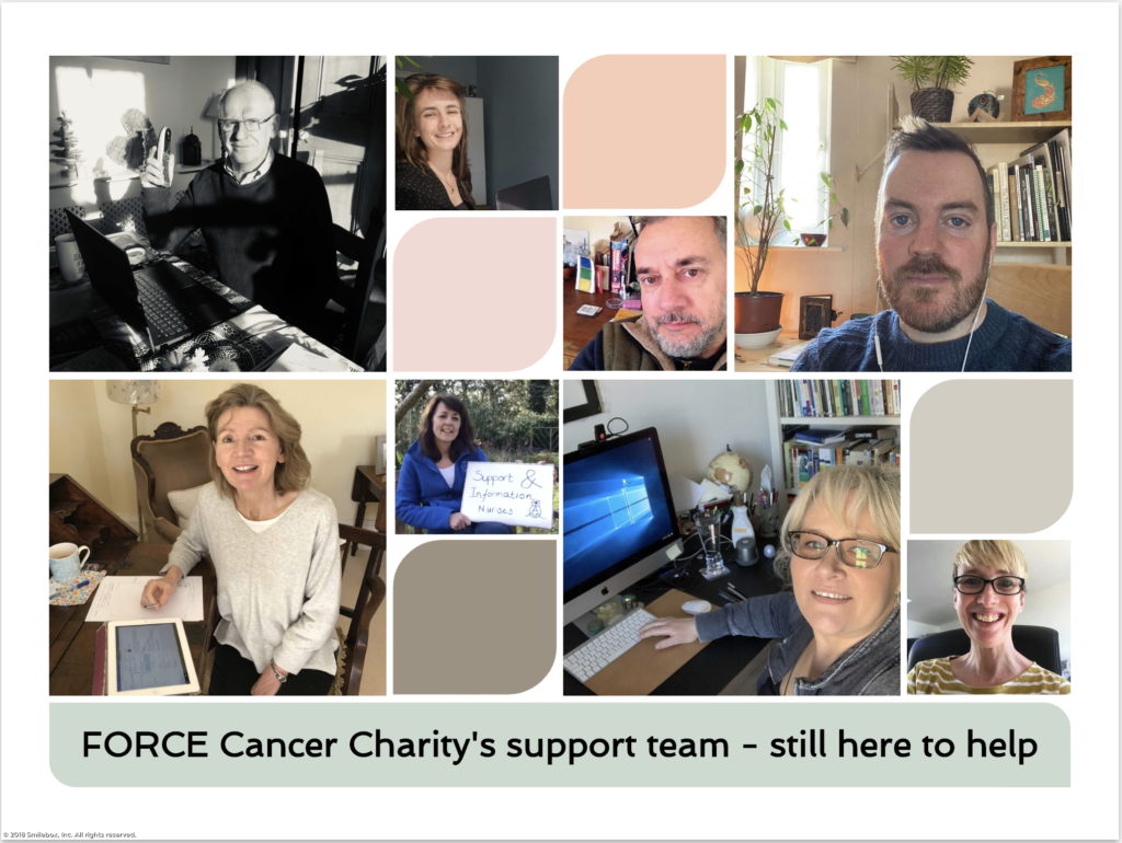 FORCE CANCER CHARITY SUPPORT TEAM