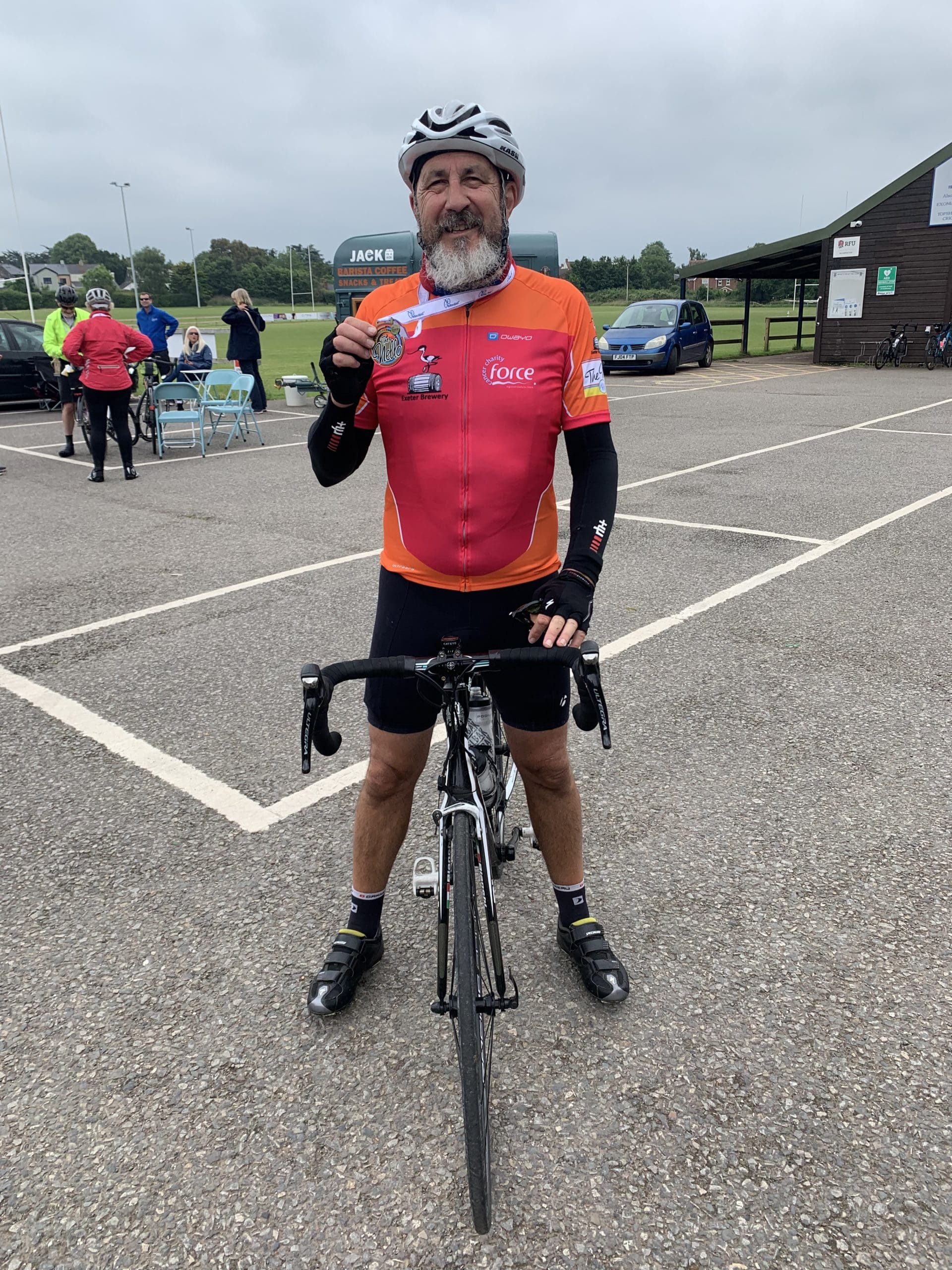 Phil Bailey with his Nello medal