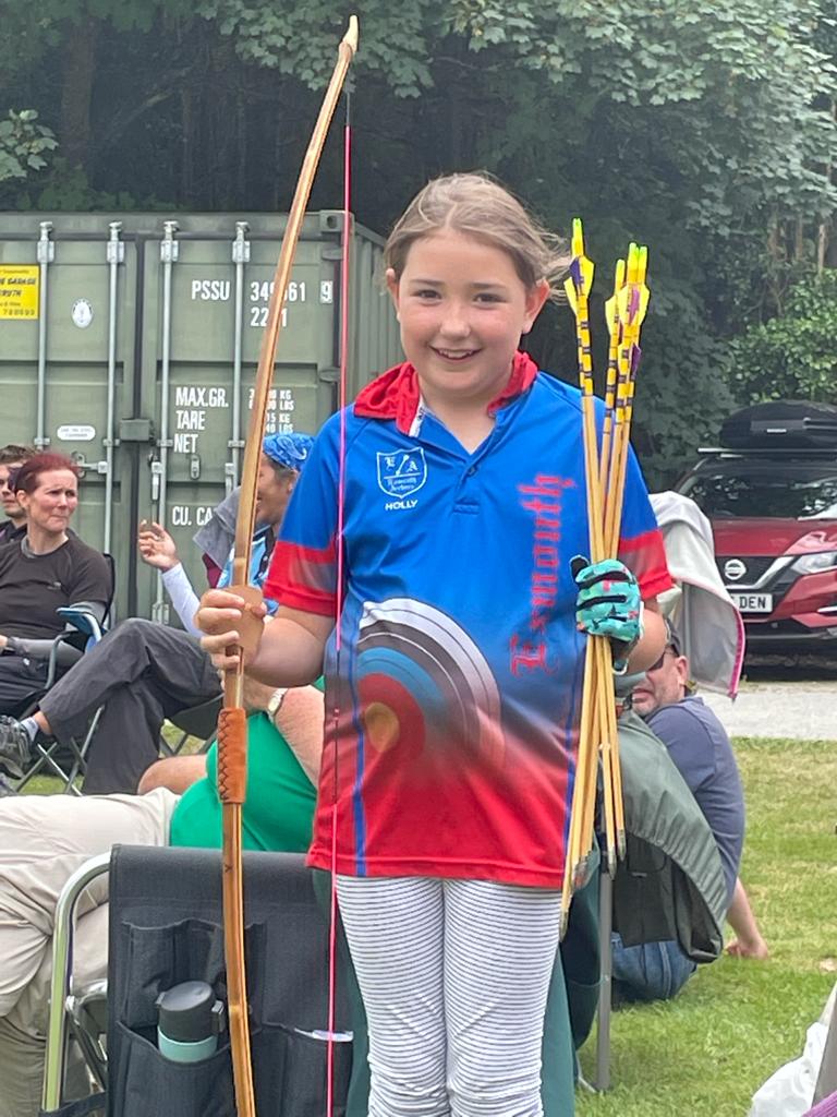 Champion archer Holly Pratt