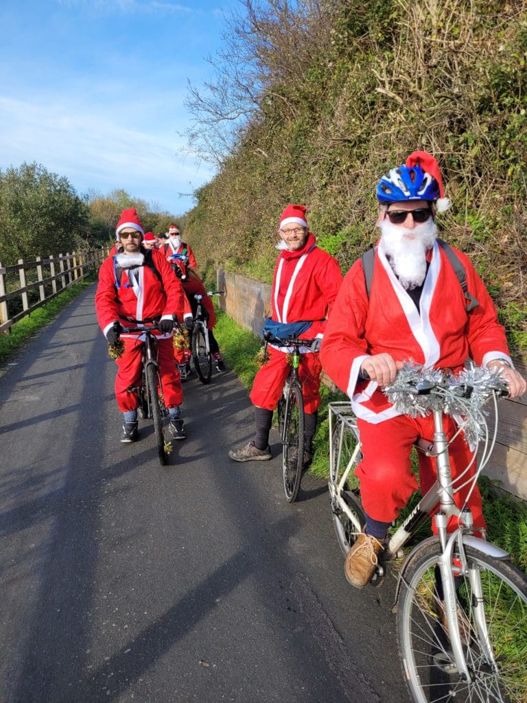 santa bicycles