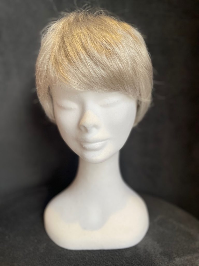 Grey with a Lace front wig cap