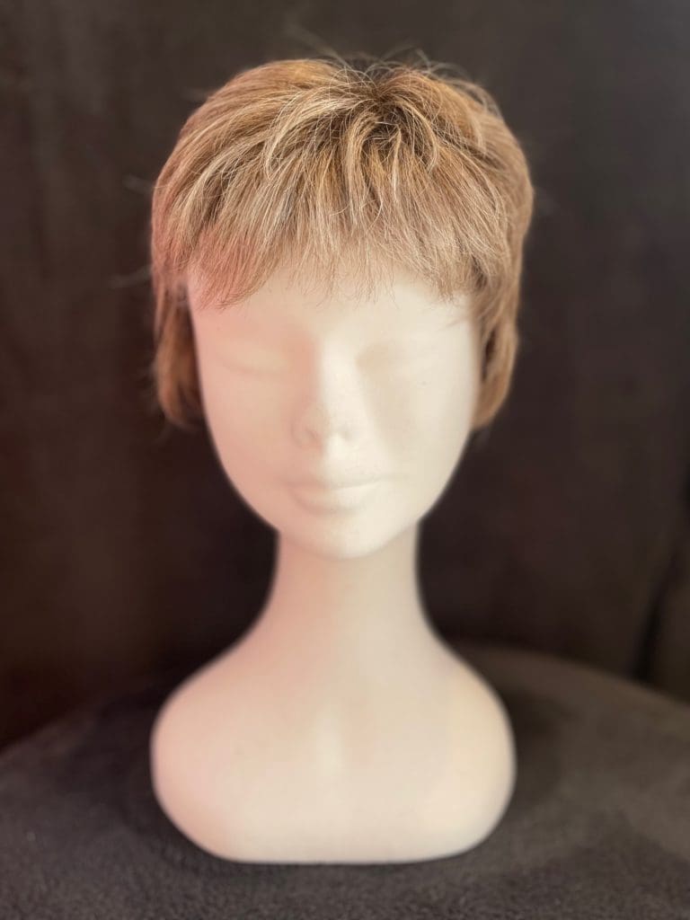 Grey with a monofilament wig cap 016