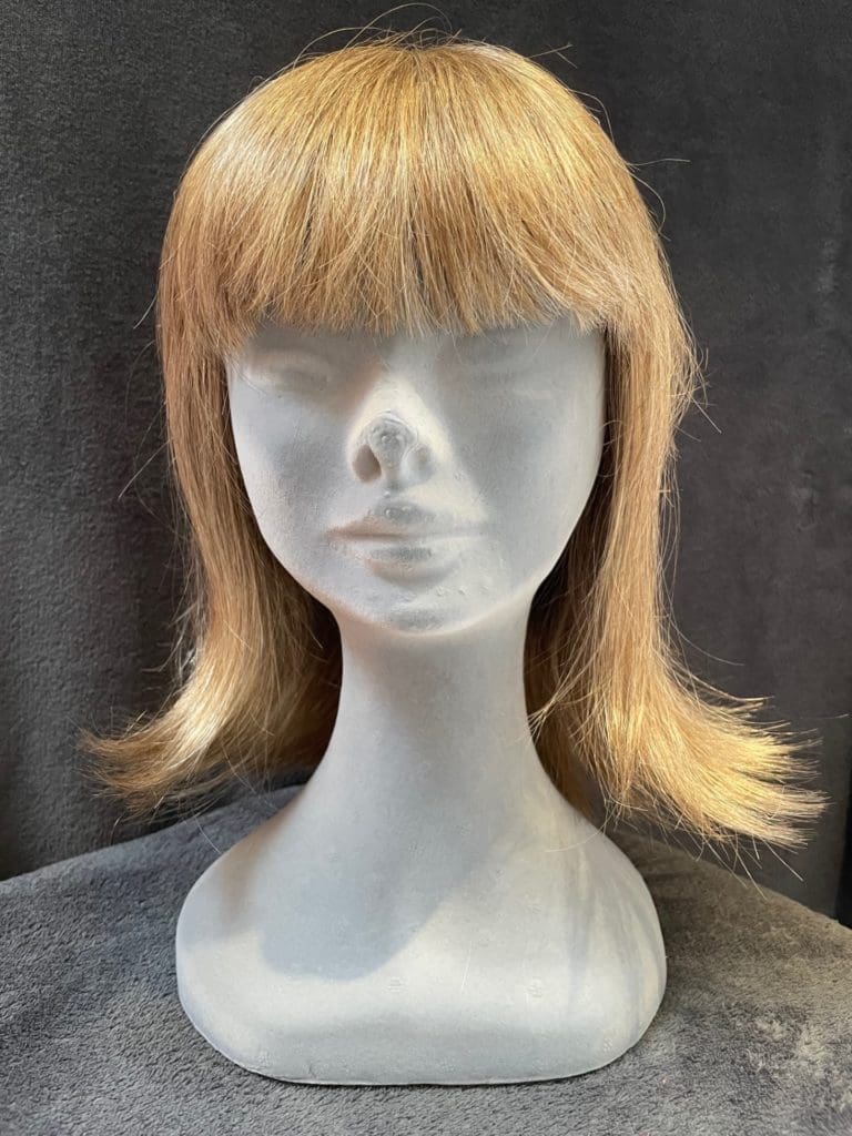 Blonde with a monofilament wig cap 028