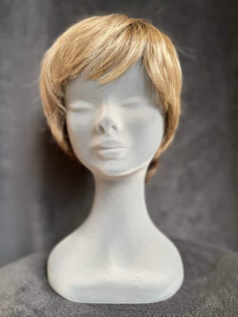 Blonde with a basic wig cap 035