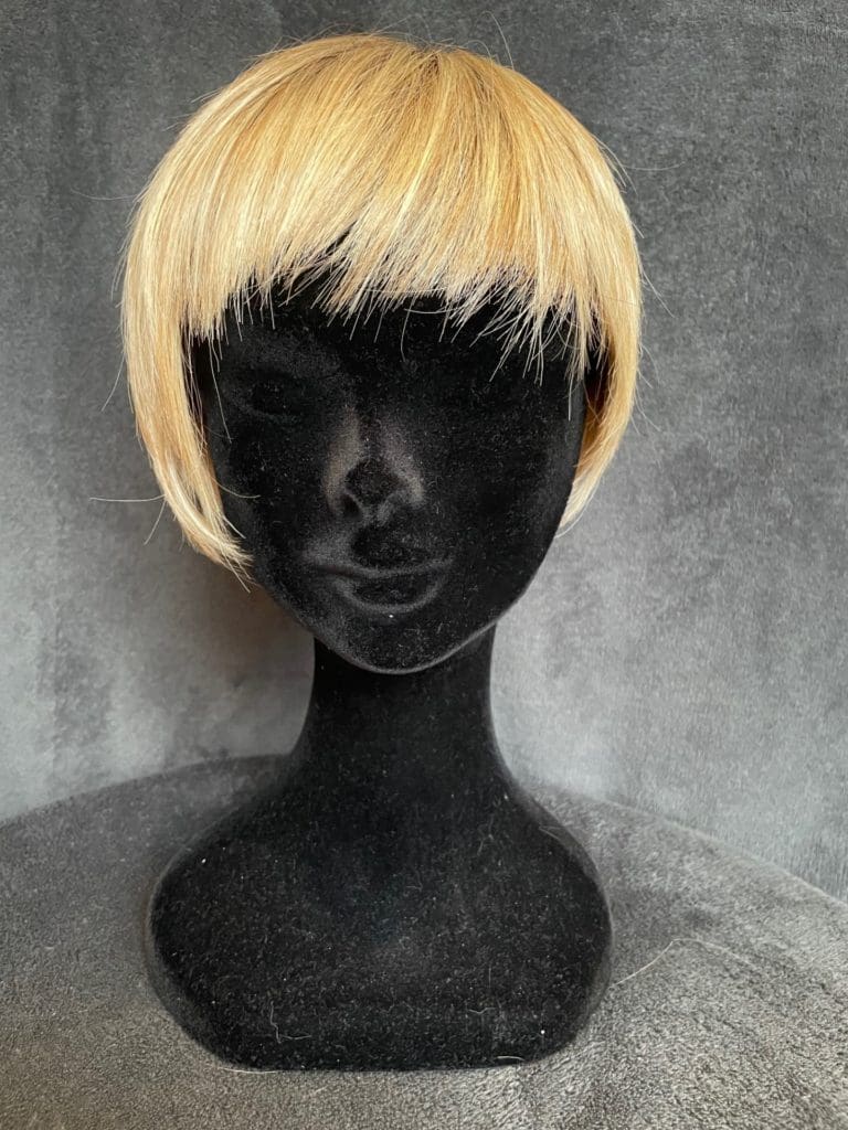 Blonde with a basic wig cap 060