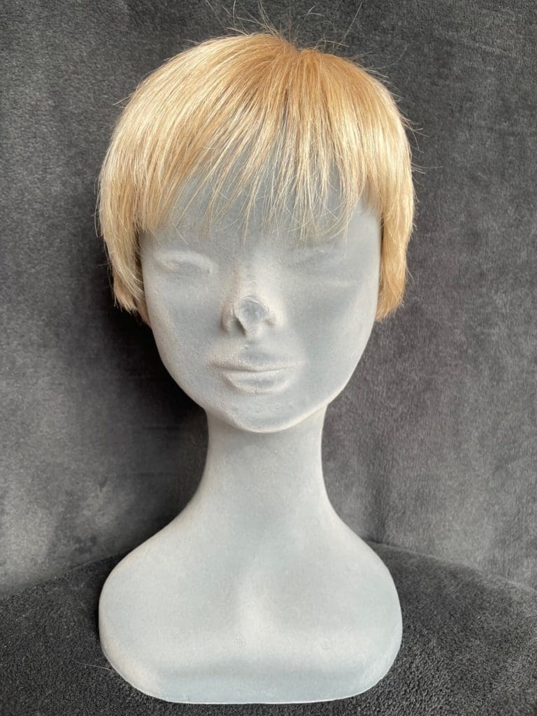 Blonde with a basic wig cap 062