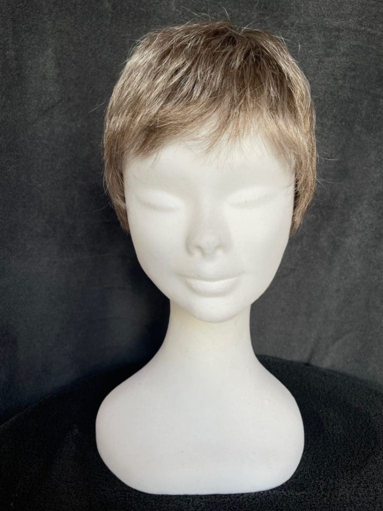 Brown with a monofilament wig cap 080