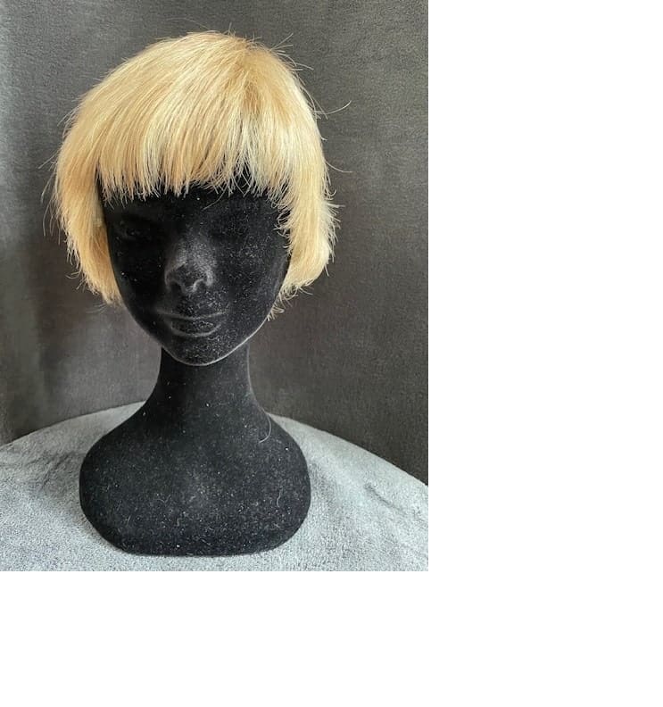 Blonde with a lace wig cap 124