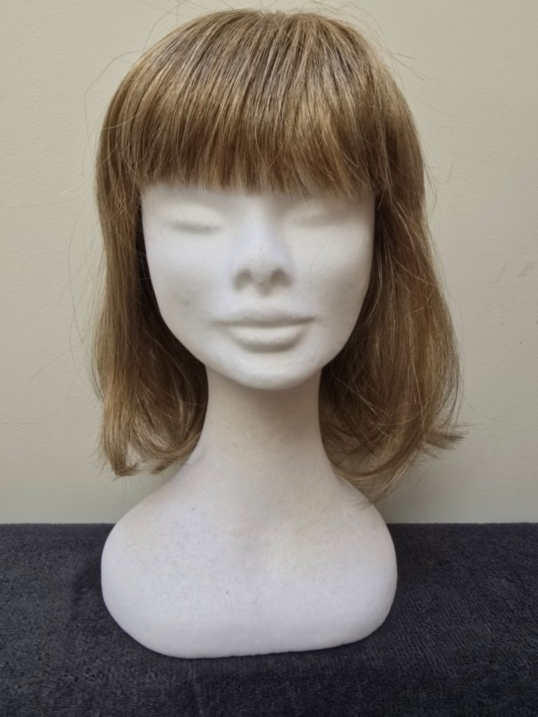 Blonde with a monofilament wig cap 028