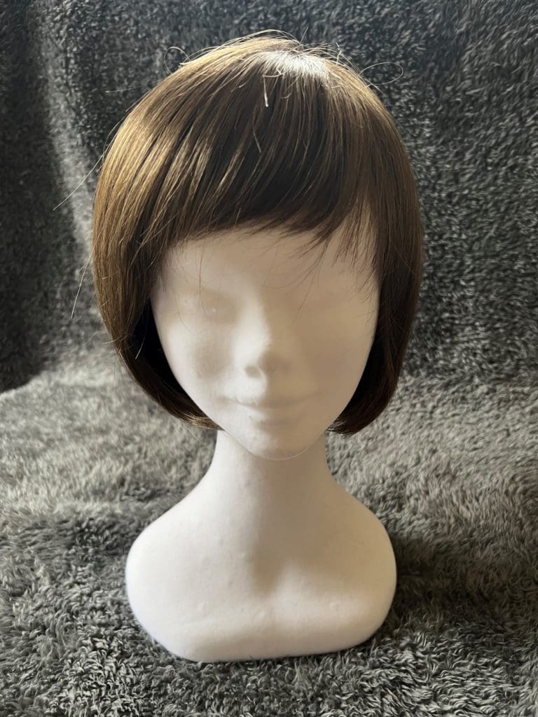 Brown with a monofilament wig cap 139