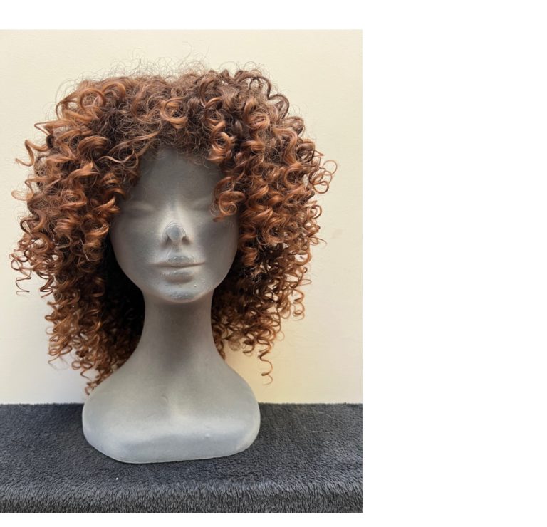 Auburn with a basic wig cap 212