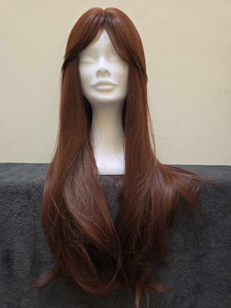 Red with a lace cap 311