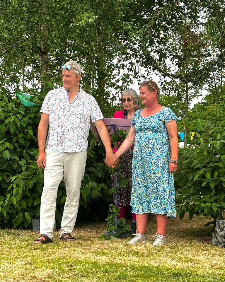 Congratulations Mark and Rachel