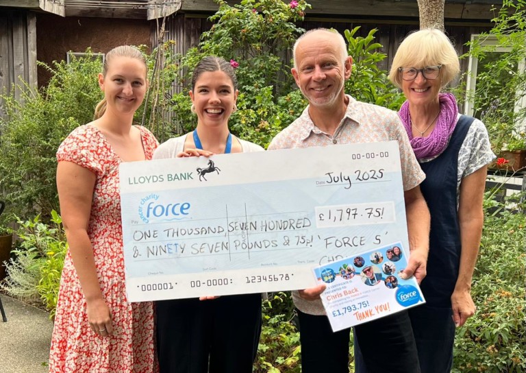 Chris backs FORCE with big five challenge