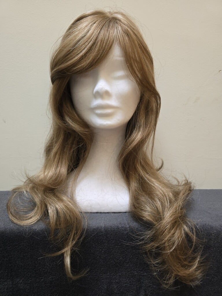 Blonde with a monofilament cap Wig No 455