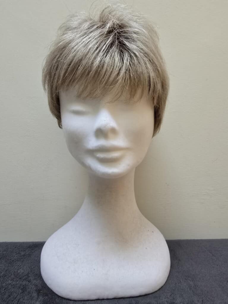 Blonde with a lace cap Wig No 461