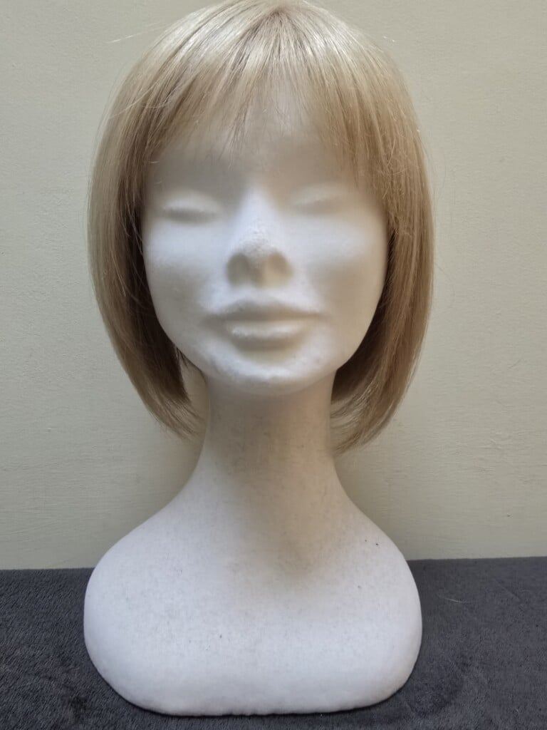 Blonde with a basic cap and mono front Wig No 465