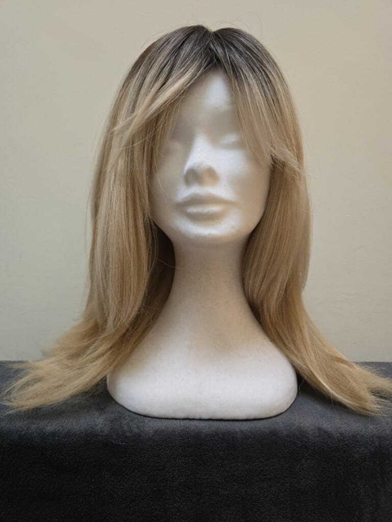 Blonde with a basic cap Wig No 468