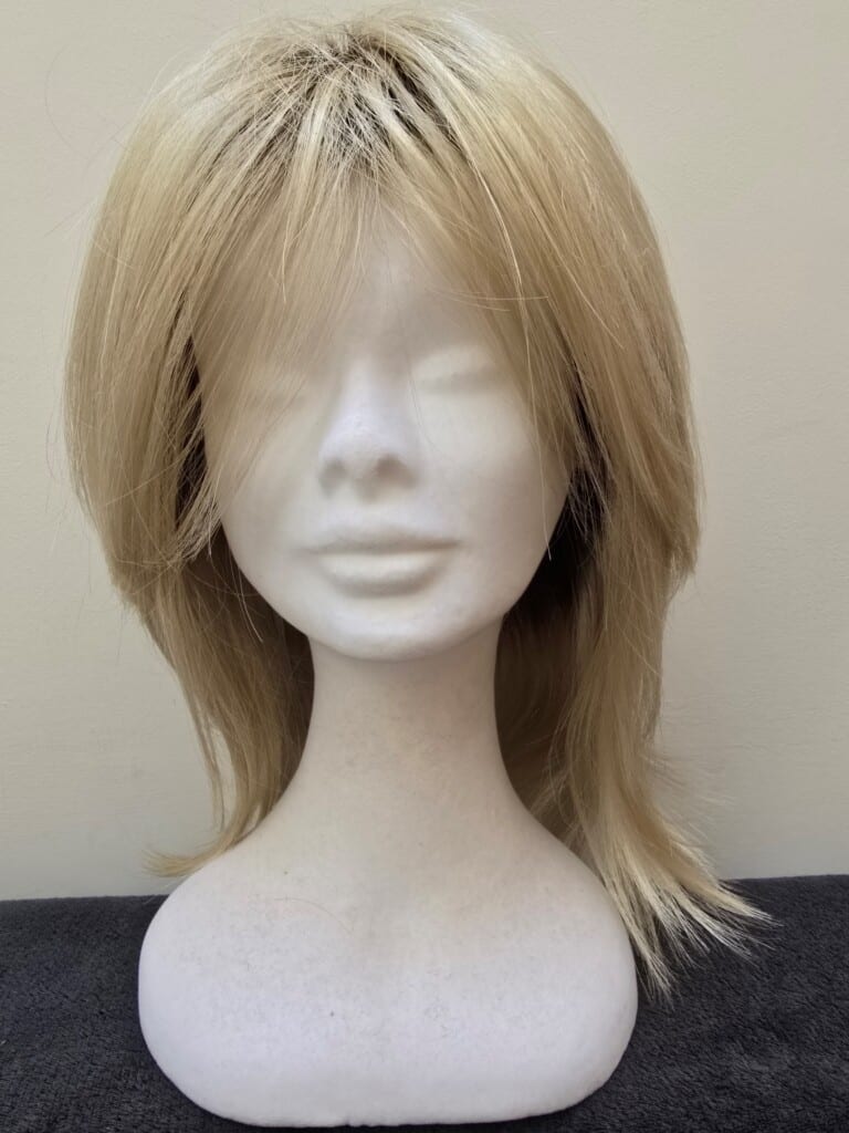 Blonde with a Monofilament Cap Wig No. 325