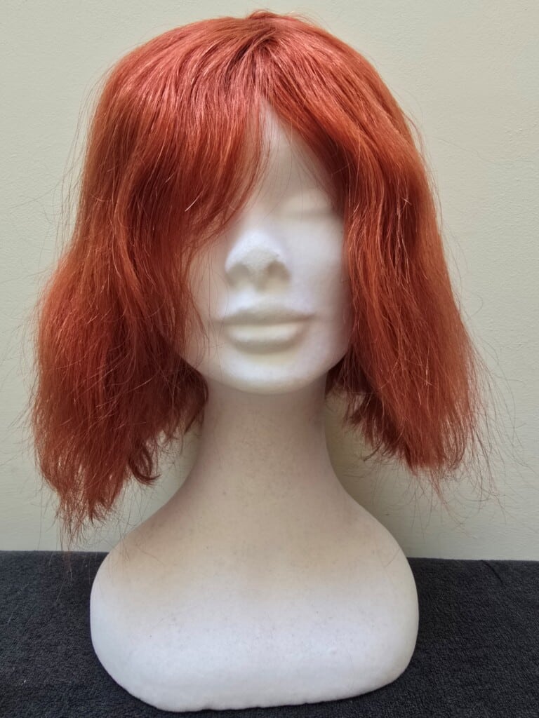 Red with a Basic Cap and Monofilament Parting Wig No. 346