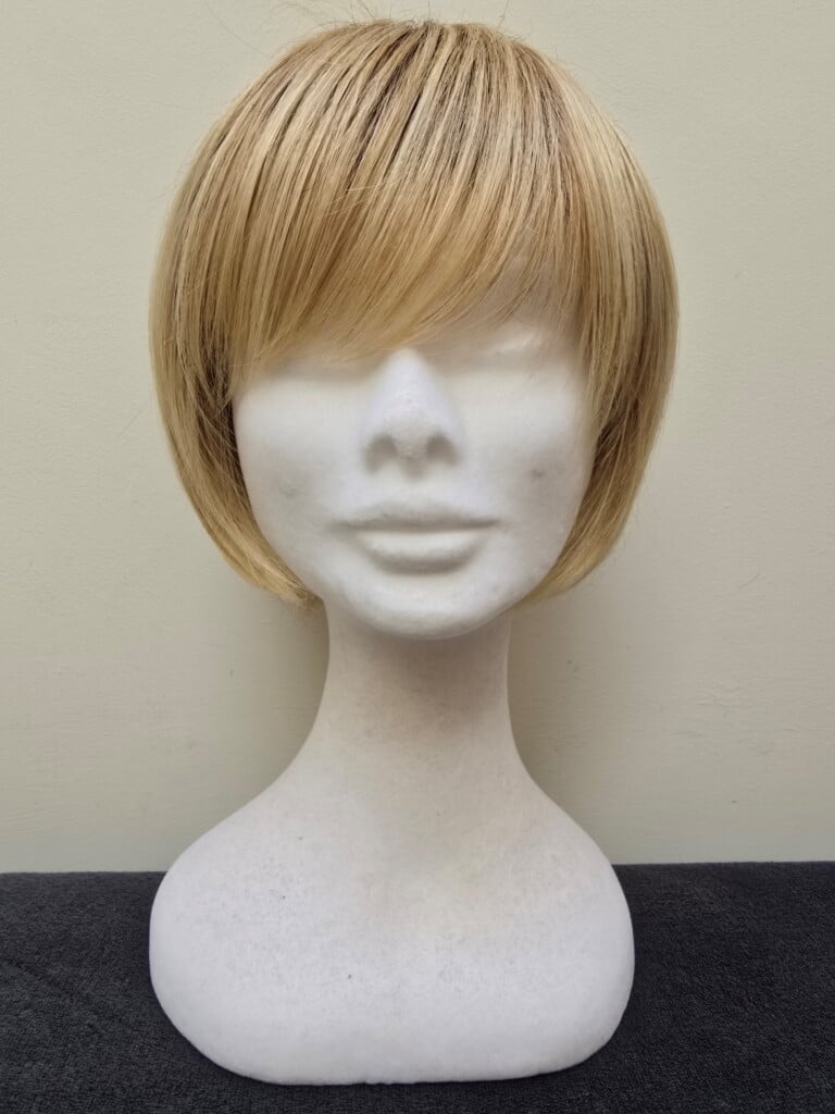 Blonde with a Basic Cap and Monofilament Parting Wig No. 350