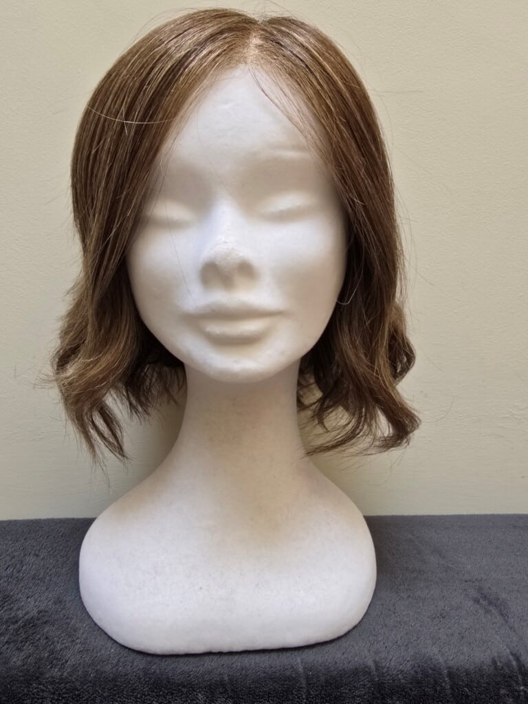 Brown with a Basic Cap and Lace Parting Wig No. 426