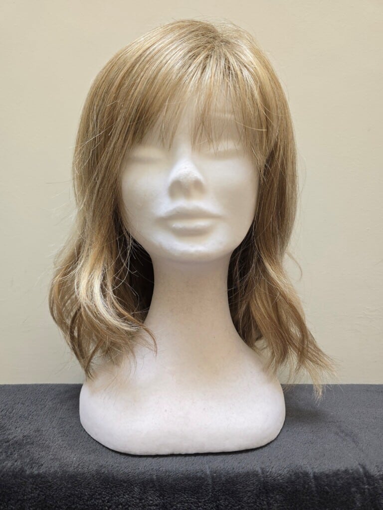 Blonde with a Basic Cap and Monofilament Parting Wig No. 427