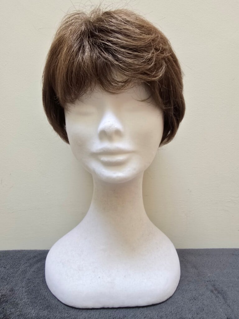 Brown with a Basic Cap and Lace Parting Wig No. 428