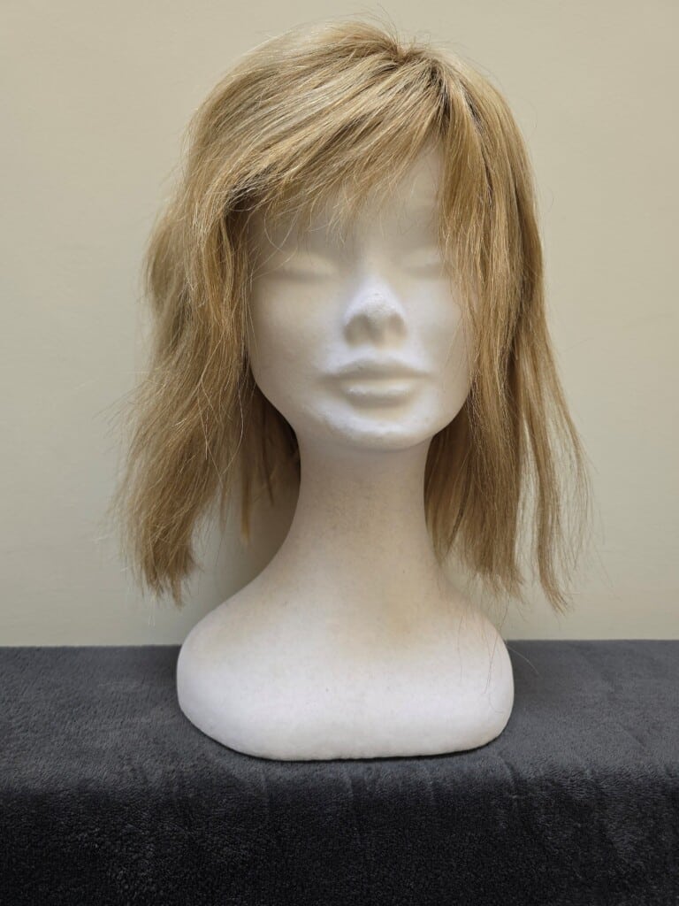 Blonde with a Monofilament Cap and Lace Parting Wig No. 434