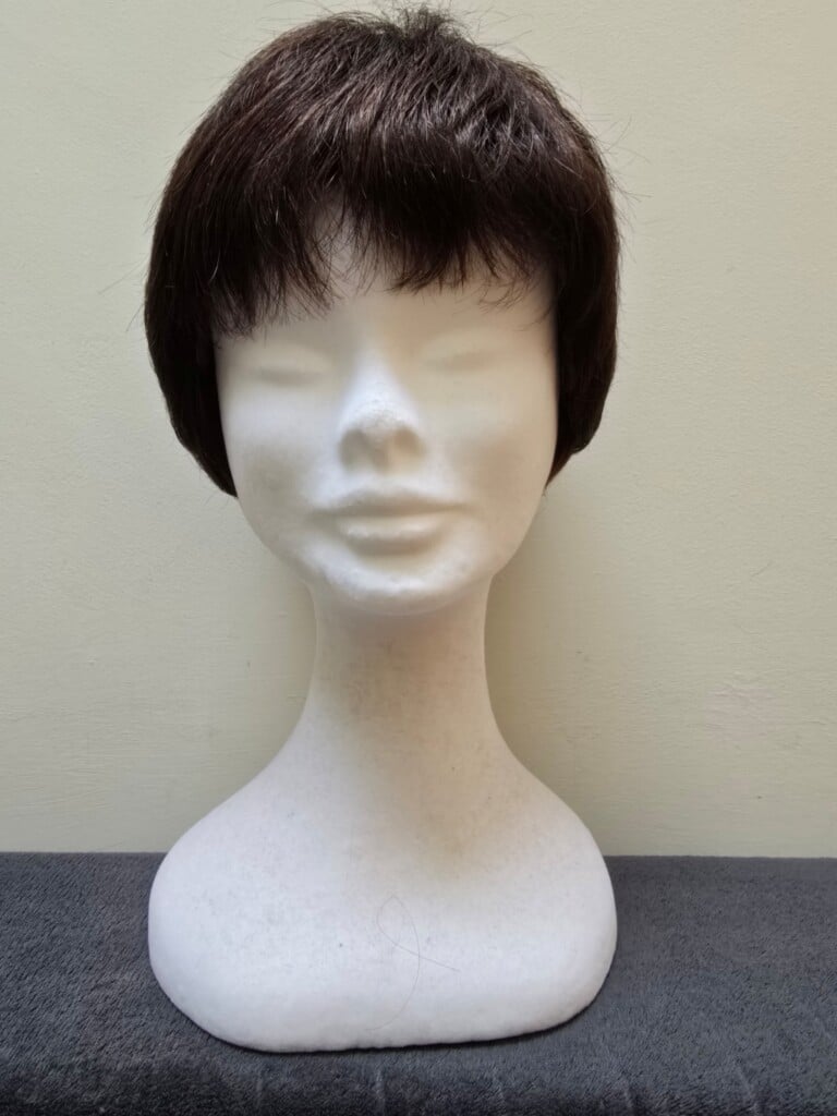 Red with a Basic Cap and Lace Parting Wig No. 443