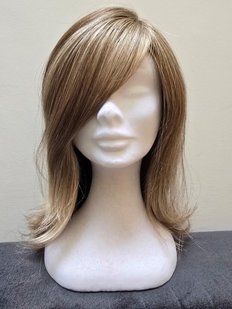 Blonde with a Basic Cap and Monofilament Parting Wig No. 446