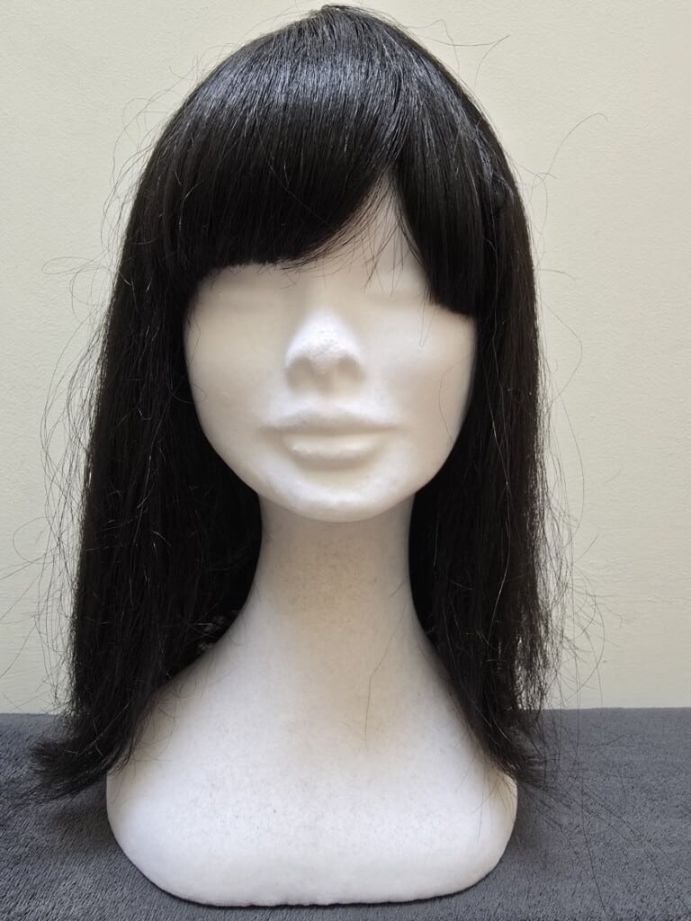 Black with a Basic Cap Wig No. 485