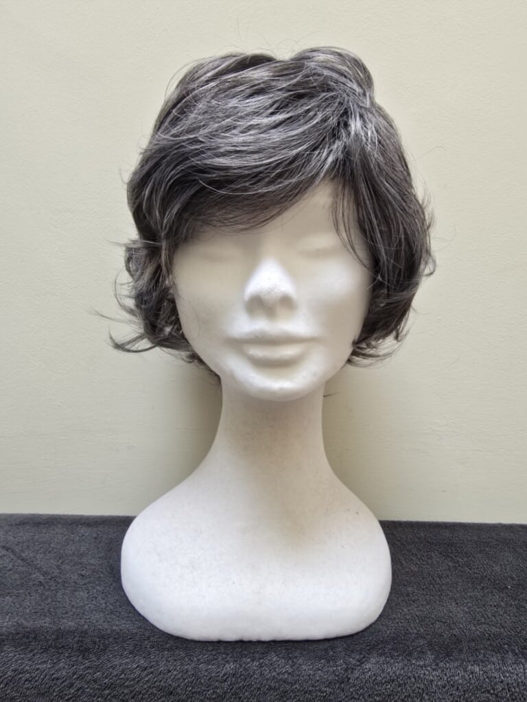 Grey with a Basic Cap Wig No. 487