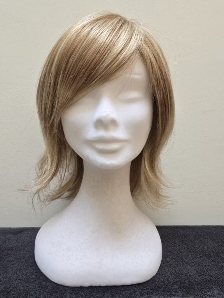 Blonde with a Basic Cap and Monofilament Parting Wig No. 488