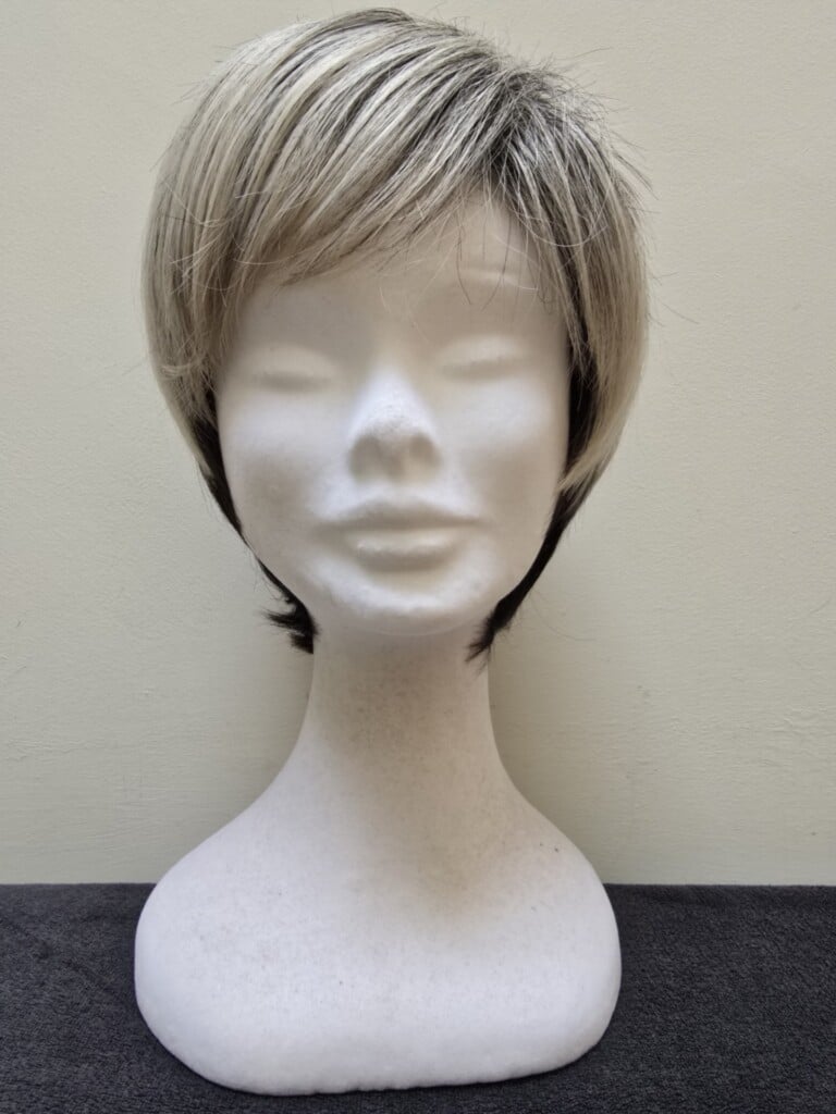 Grey with a Basic Cap Wig No. 490