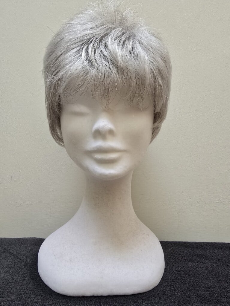 Grey with a Basic Cap Wig No. 492