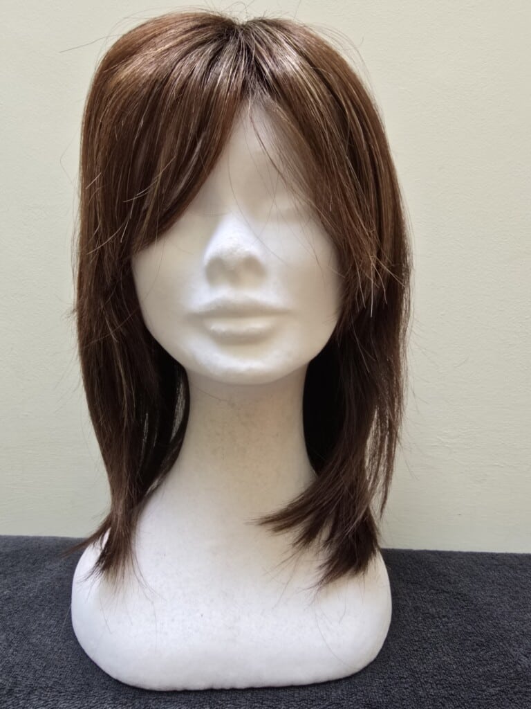 Red with a Basic Cap Wig No. 509